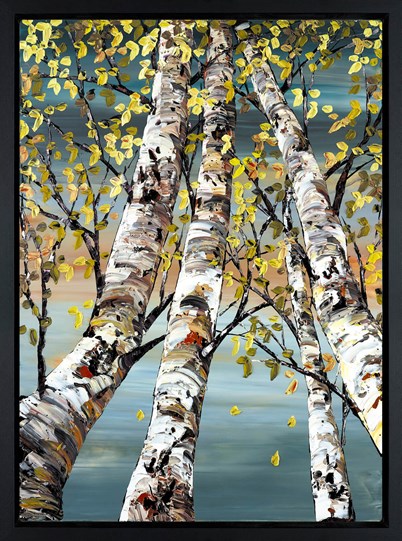 Reaching For The Sky by Maya - Framed Embellished Box Canvas